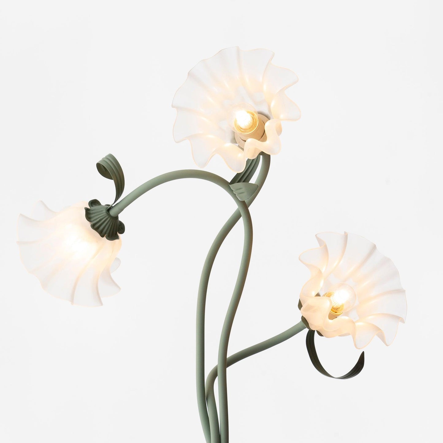 Elegante Vloerlamp Armando - Metalen met Bloemen