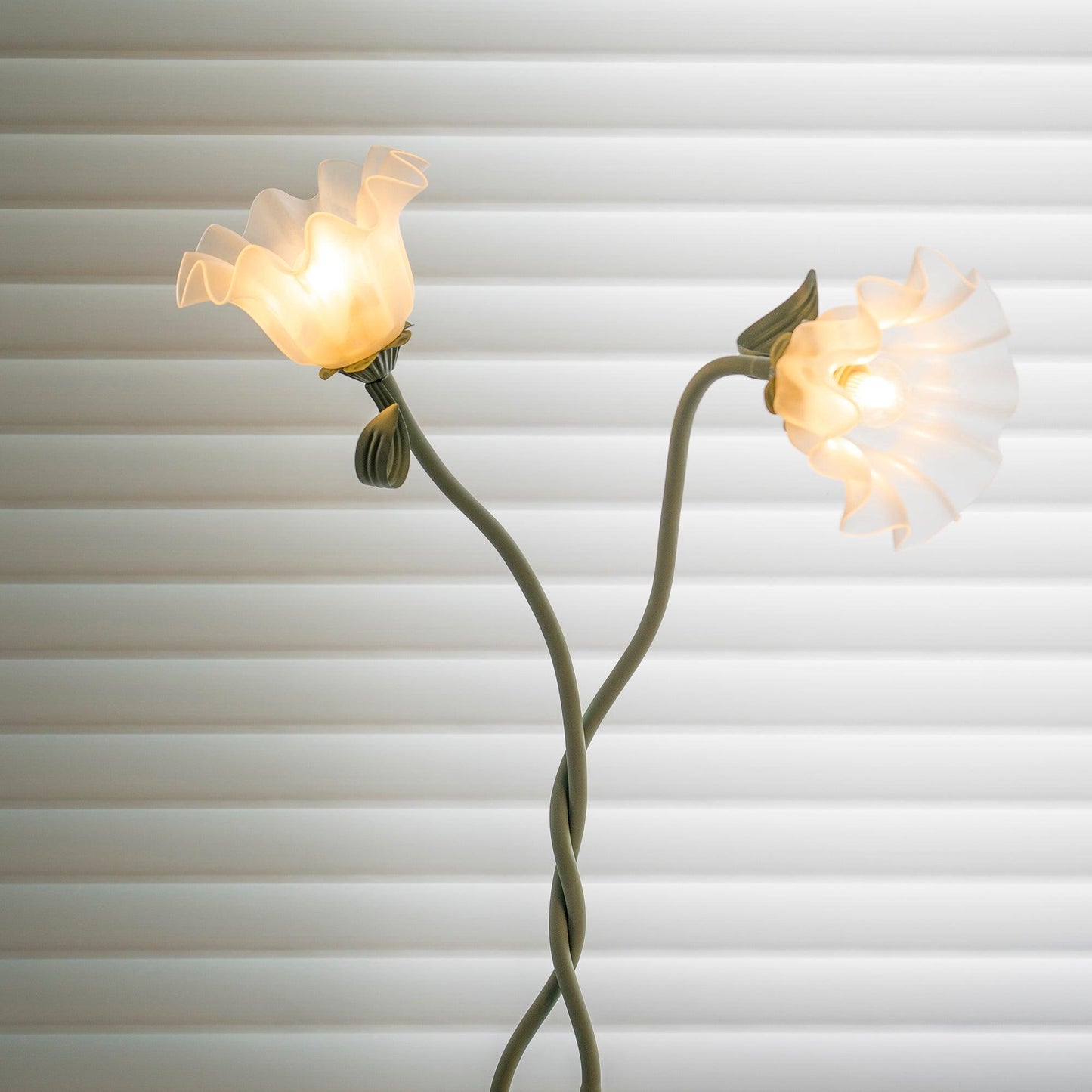 Elegante Vloerlamp Armando - Metalen met Bloemen
