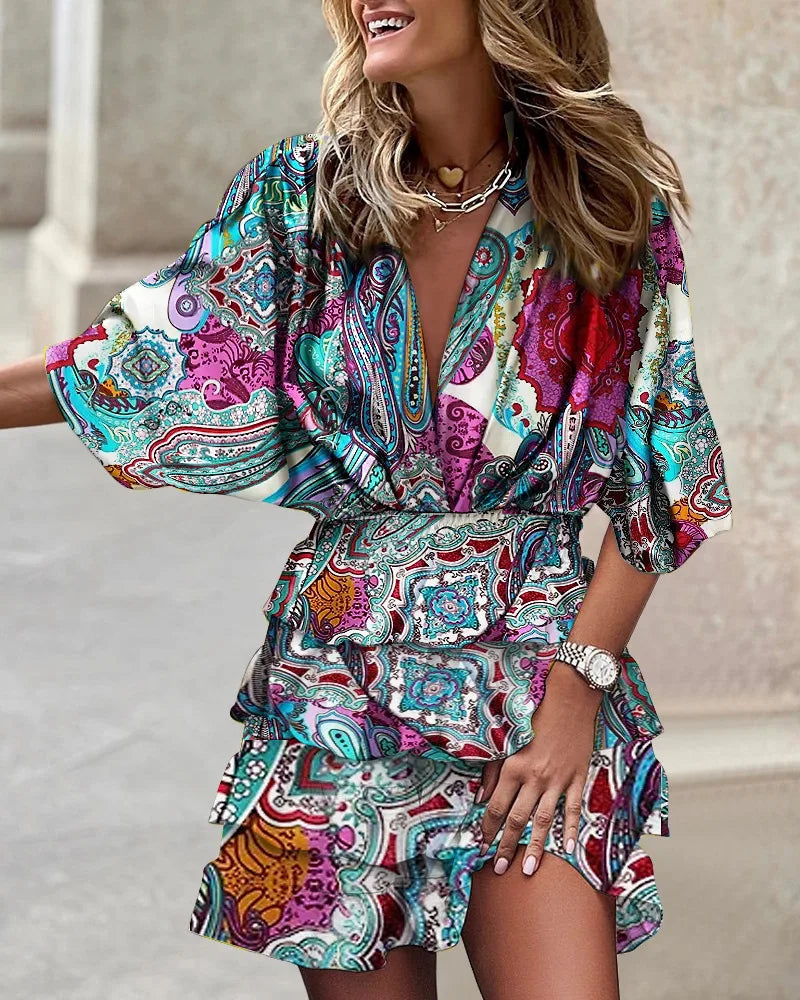 Elegante Zomerjurk met Patroon - Gail