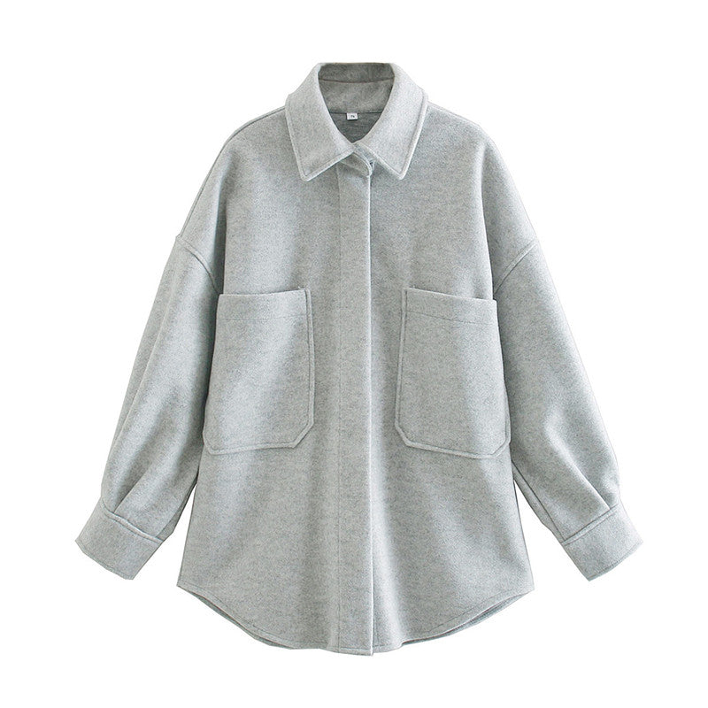 Elodie - Dames Oversized Tussenjas met Zakken