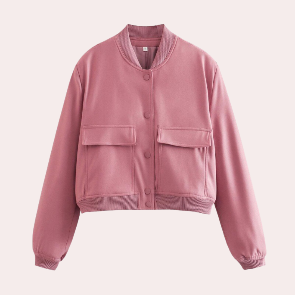 Fauna Dames Bomberjack Casual Stijlvol