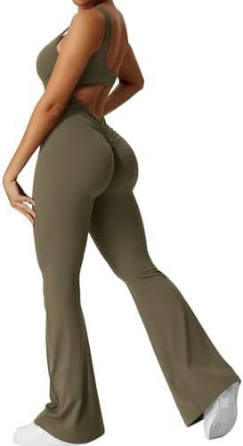 Flared Jumpsuit voor Yoga en Fitness
