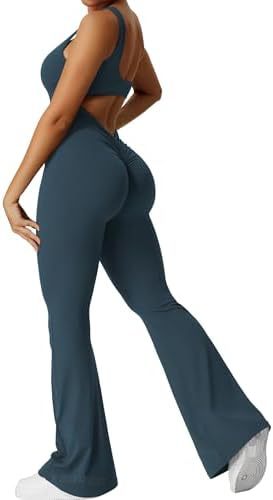 Flared Jumpsuit voor Yoga en Fitness