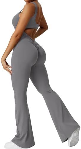 Flared Jumpsuit voor Yoga en Fitness