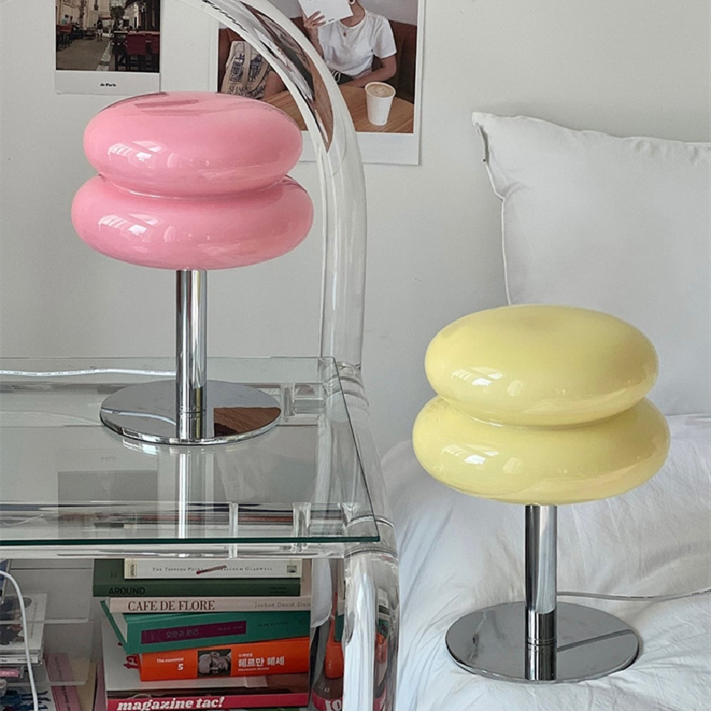 Gekleurd Glas LED Tafellamp Modern Design