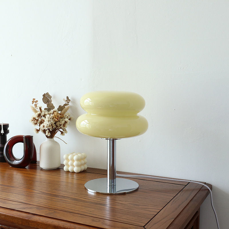 Gekleurd Glas LED Tafellamp Modern Design