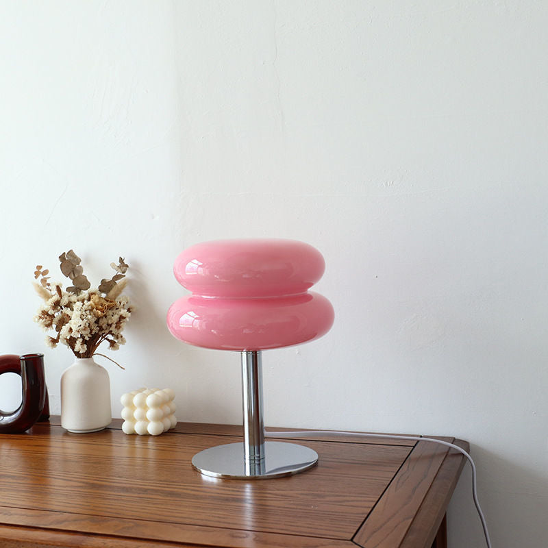 Gekleurd Glas LED Tafellamp Modern Design