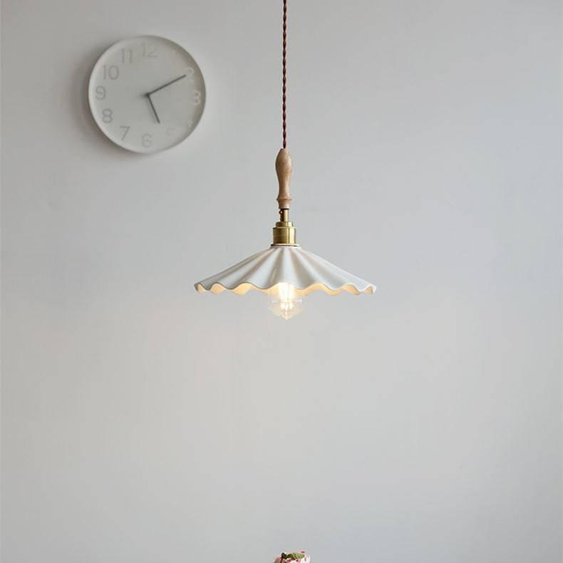 Gemma Keramische Hanglamp - Geribbeld Design