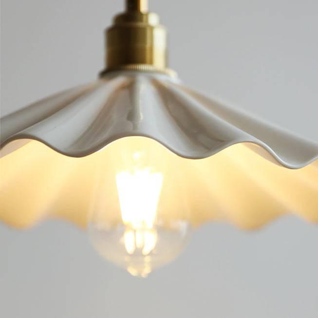 Gemma Keramische Hanglamp - Geribbeld Design