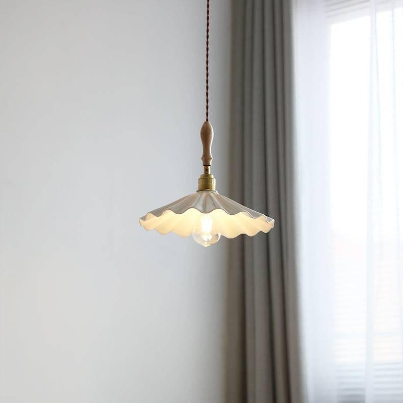 Gemma Keramische Hanglamp - Geribbeld Design