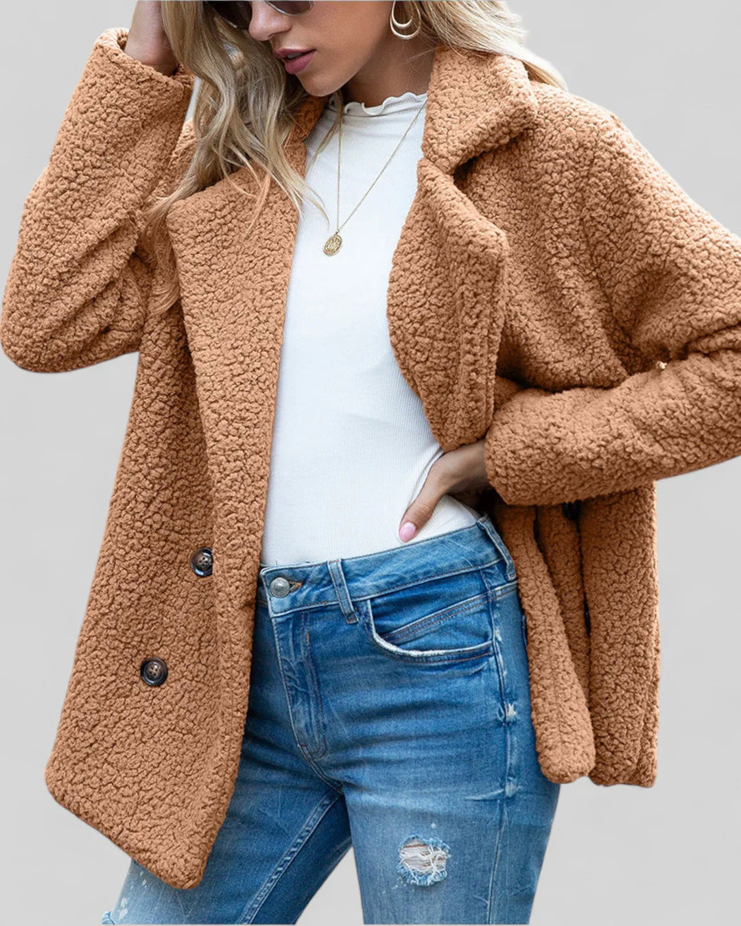 Genevieve Elegante Damesjas Zacht en Stijlvol