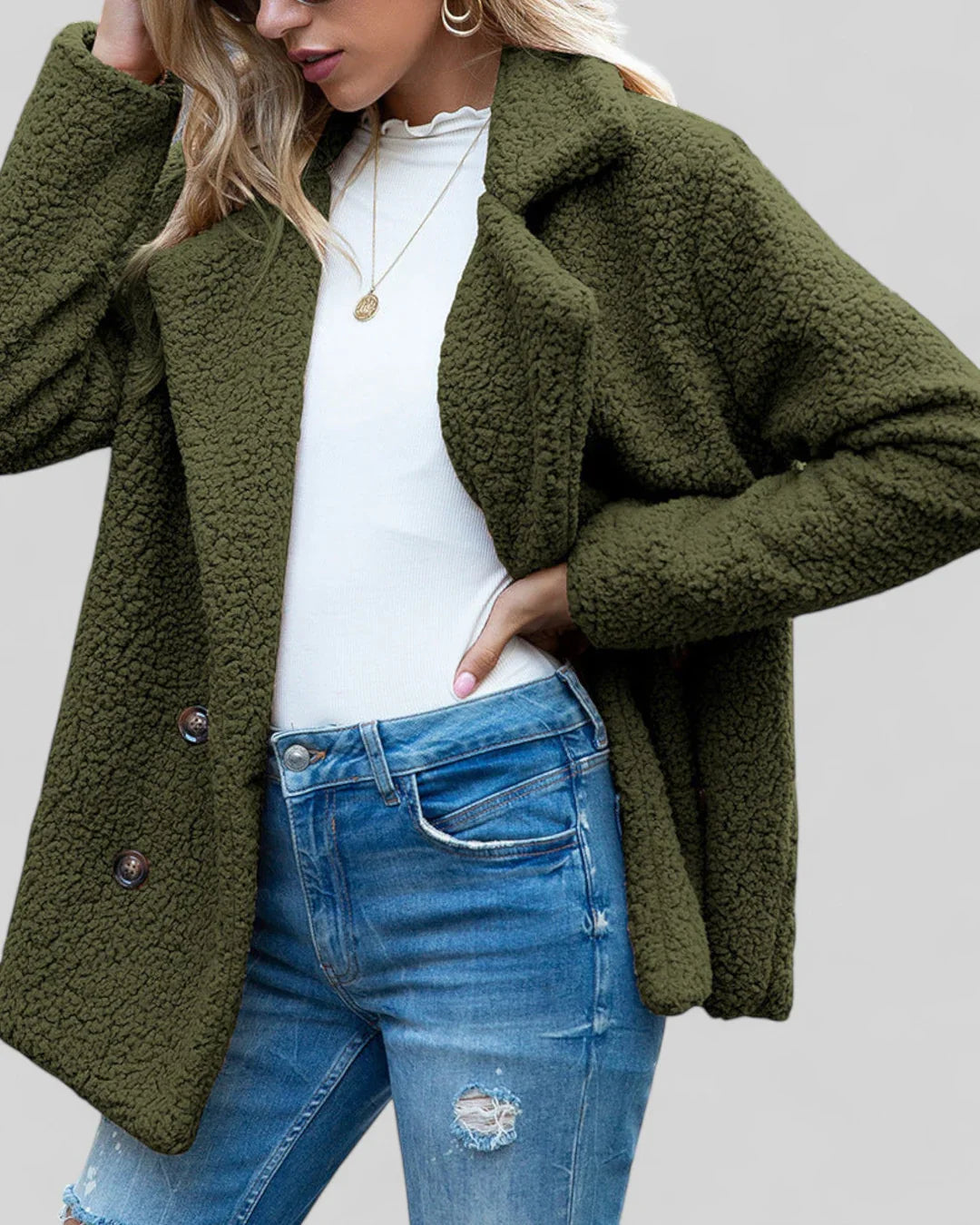 Genevieve Elegante Damesjas Zacht en Stijlvol