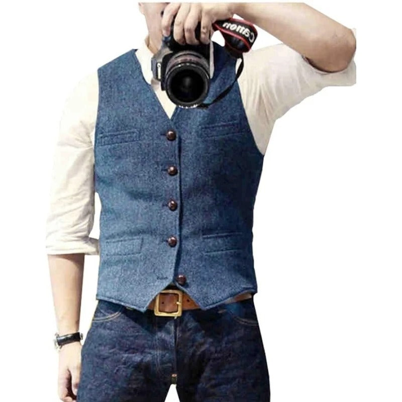 Gilo - Elegant Heren Gilet voor Elke Gelegenheid