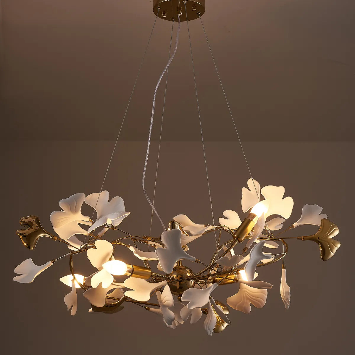 Ginkgo Hanglamp - Hoogwaardig Metaal met LED