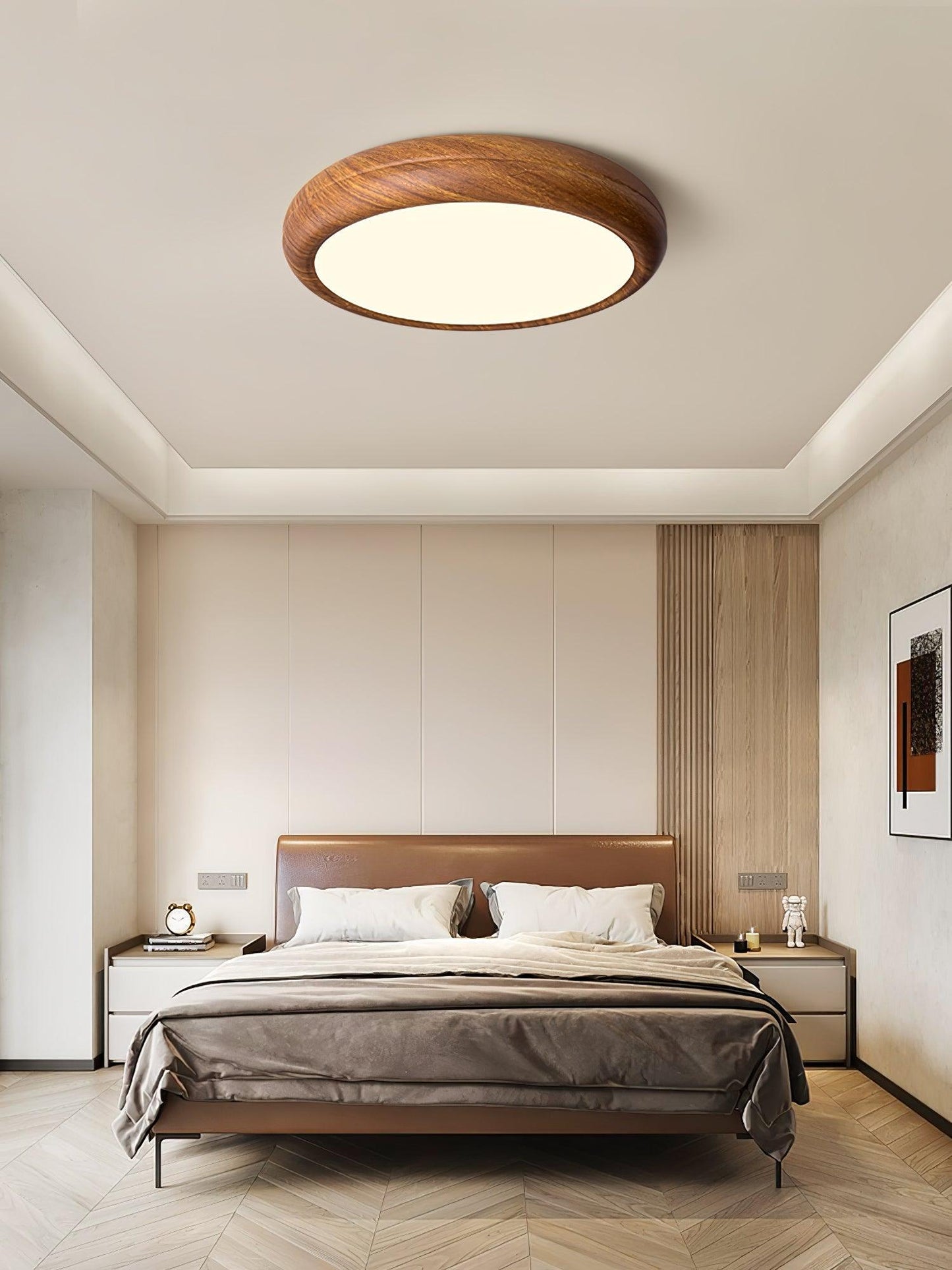 Giulio Scandinavische Houten Plafondlamp - LED