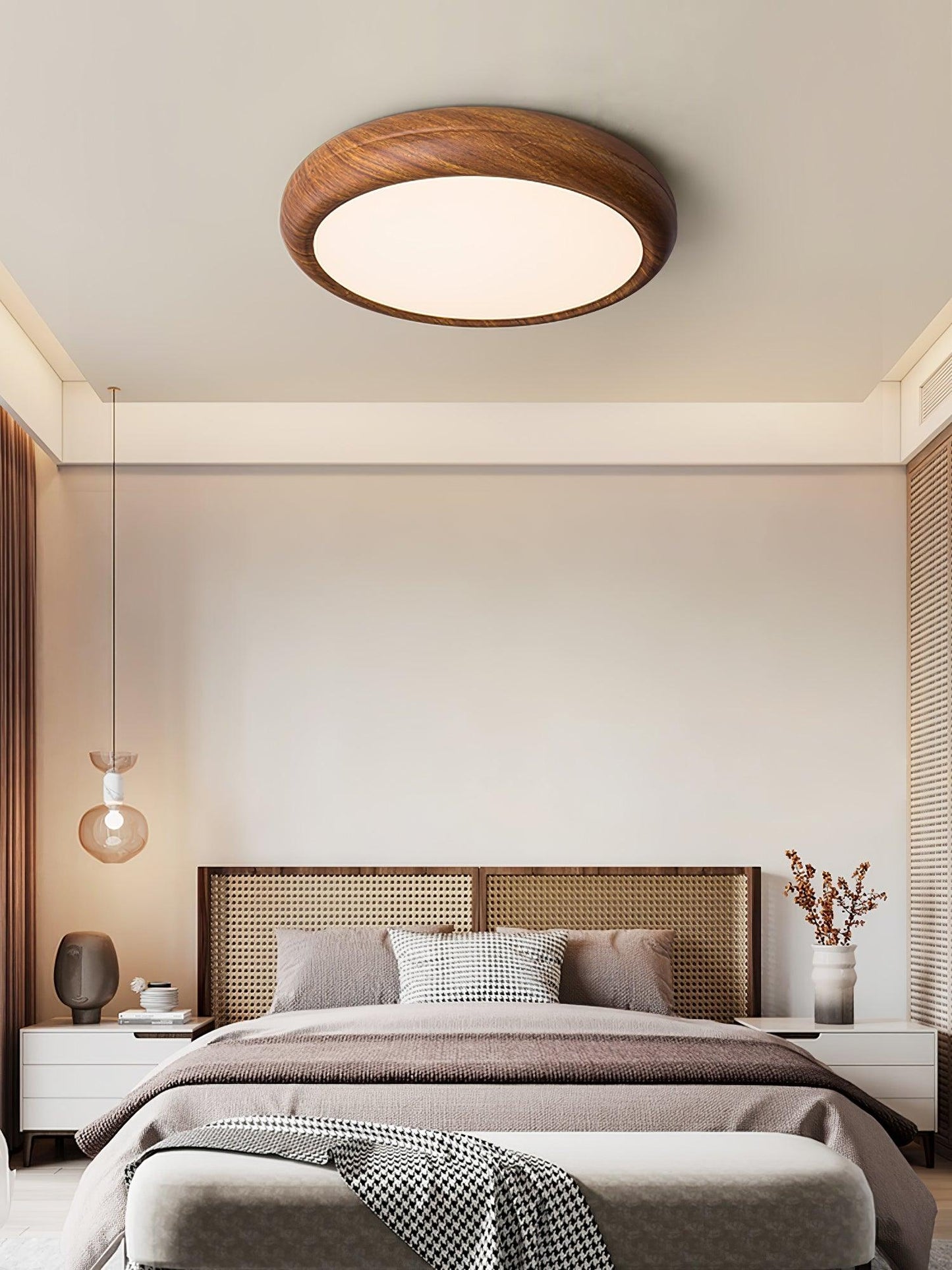 Giulio Scandinavische Houten Plafondlamp - LED