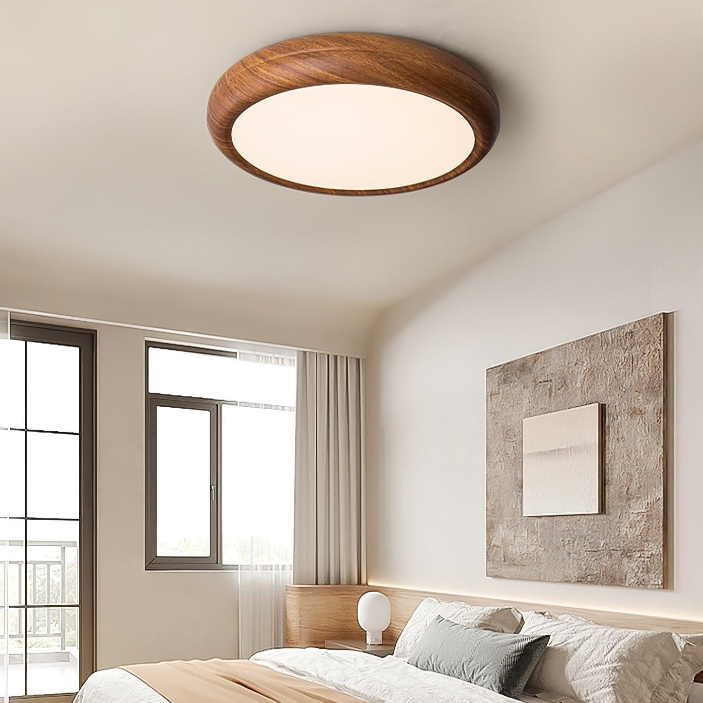 Giulio Scandinavische Houten Plafondlamp - LED