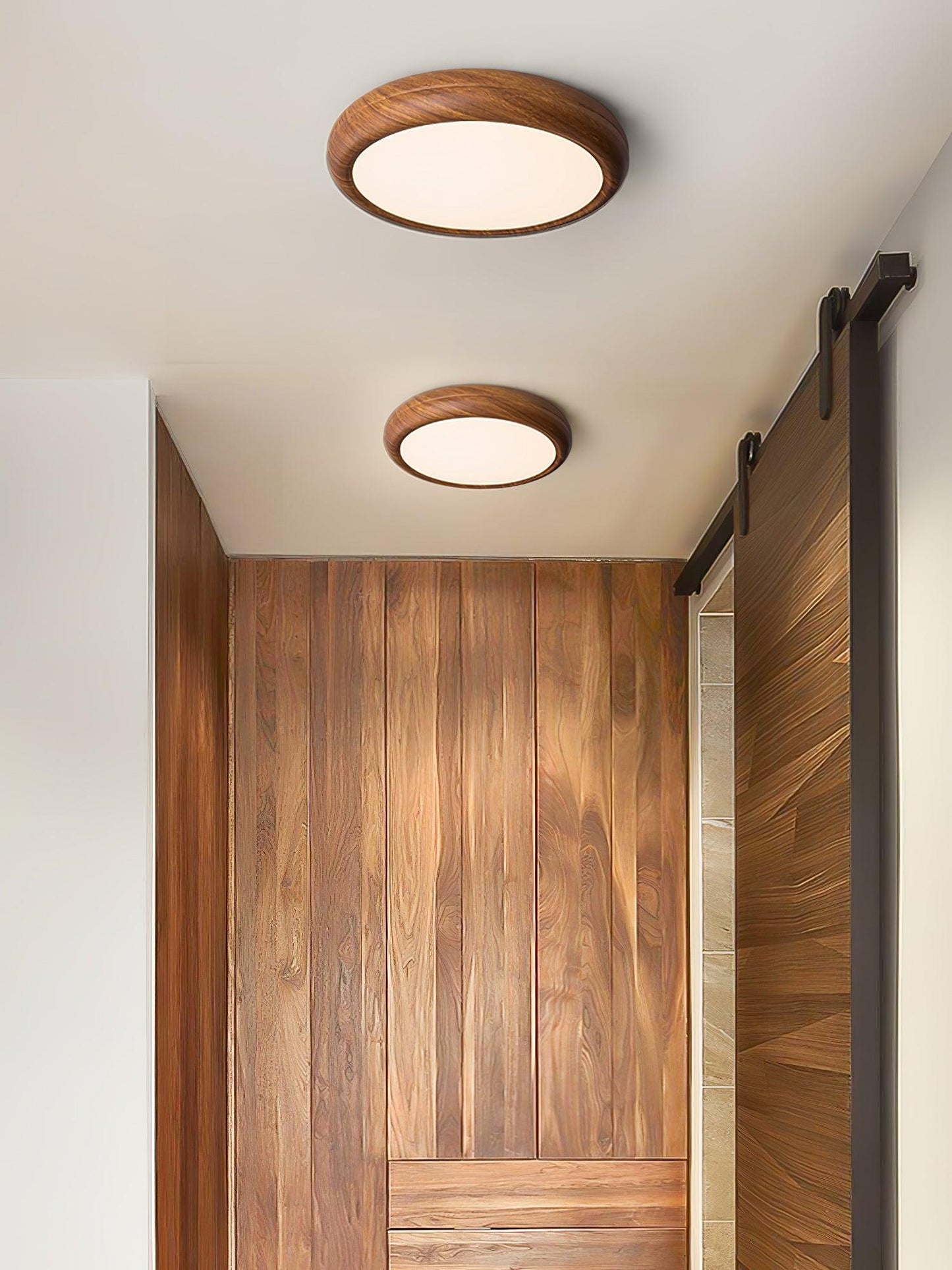 Giulio Scandinavische Houten Plafondlamp - LED