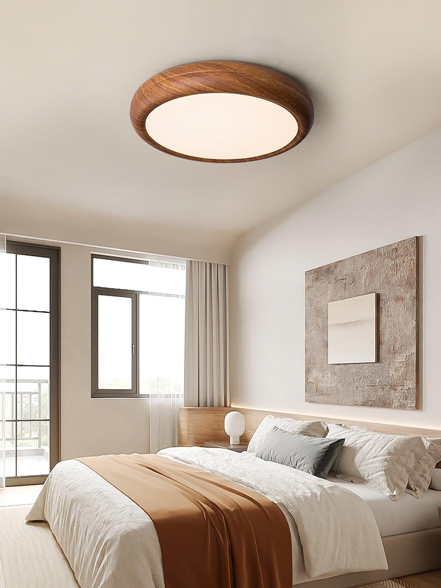 Giulio Scandinavische Houten Plafondlamp - LED