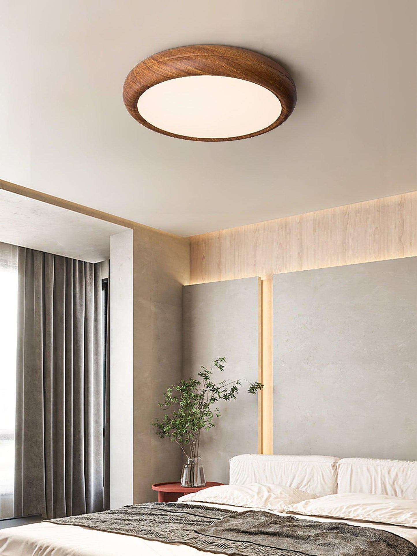 Giulio Scandinavische Houten Plafondlamp - LED