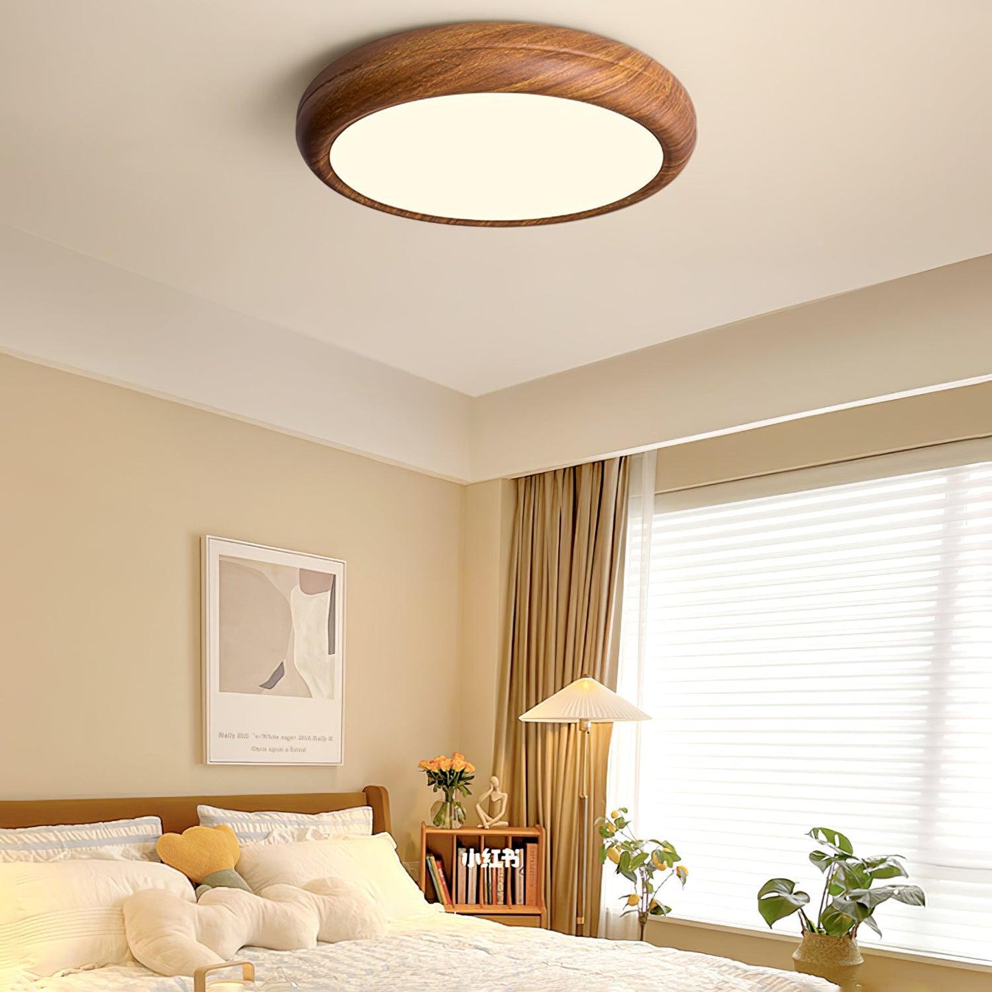Giulio Scandinavische Houten Plafondlamp - LED