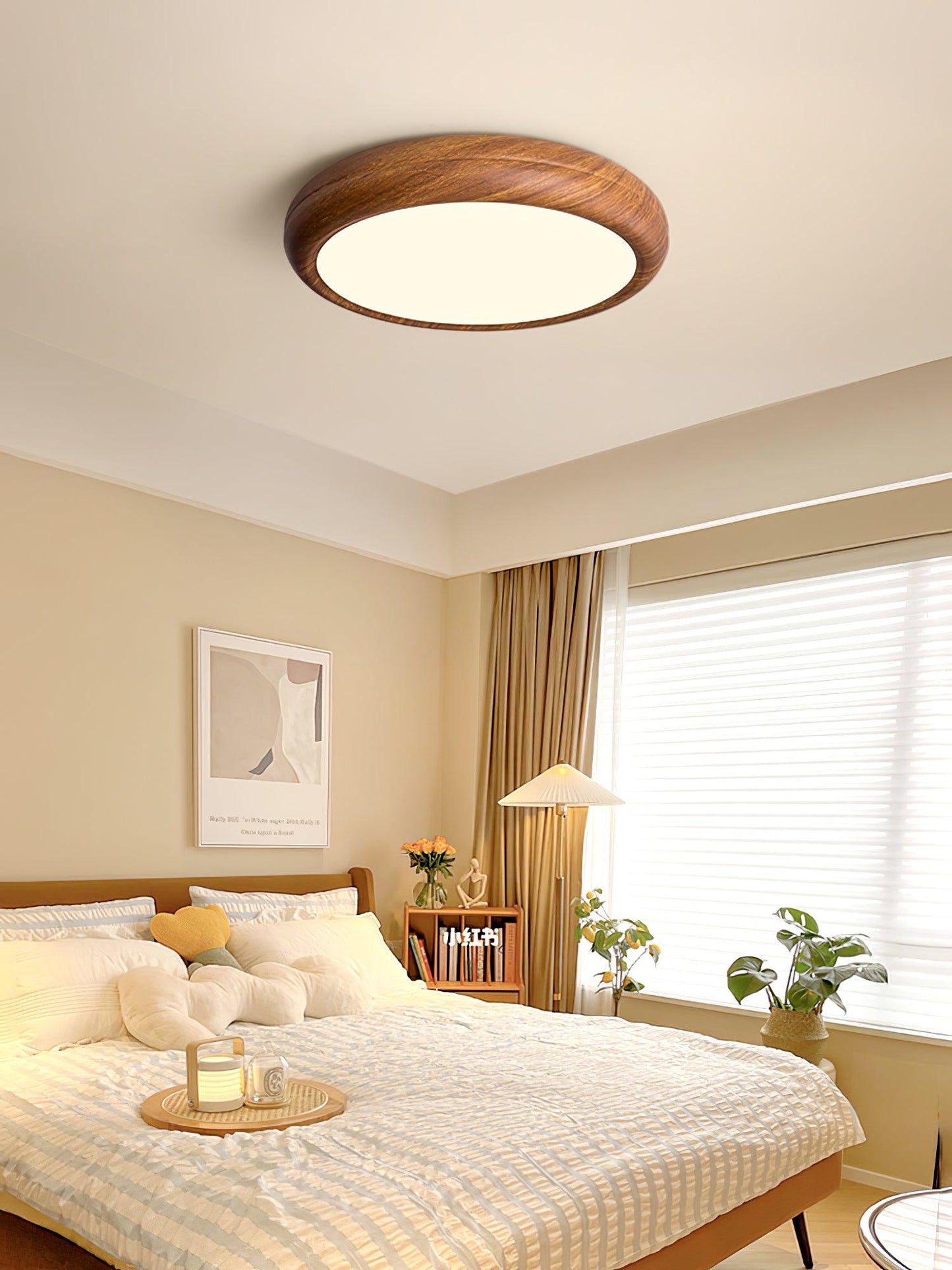 Giulio Scandinavische Houten Plafondlamp - LED