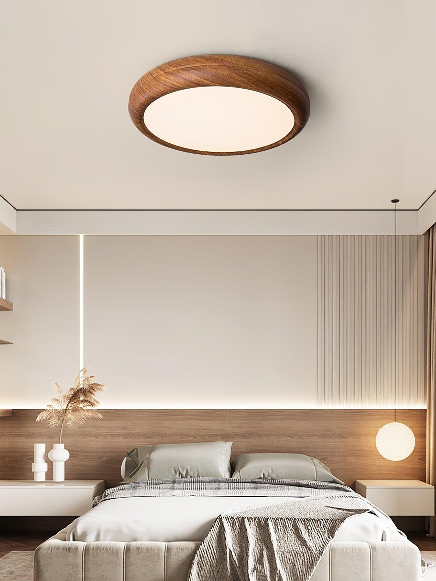 Giulio Scandinavische Houten Plafondlamp - LED