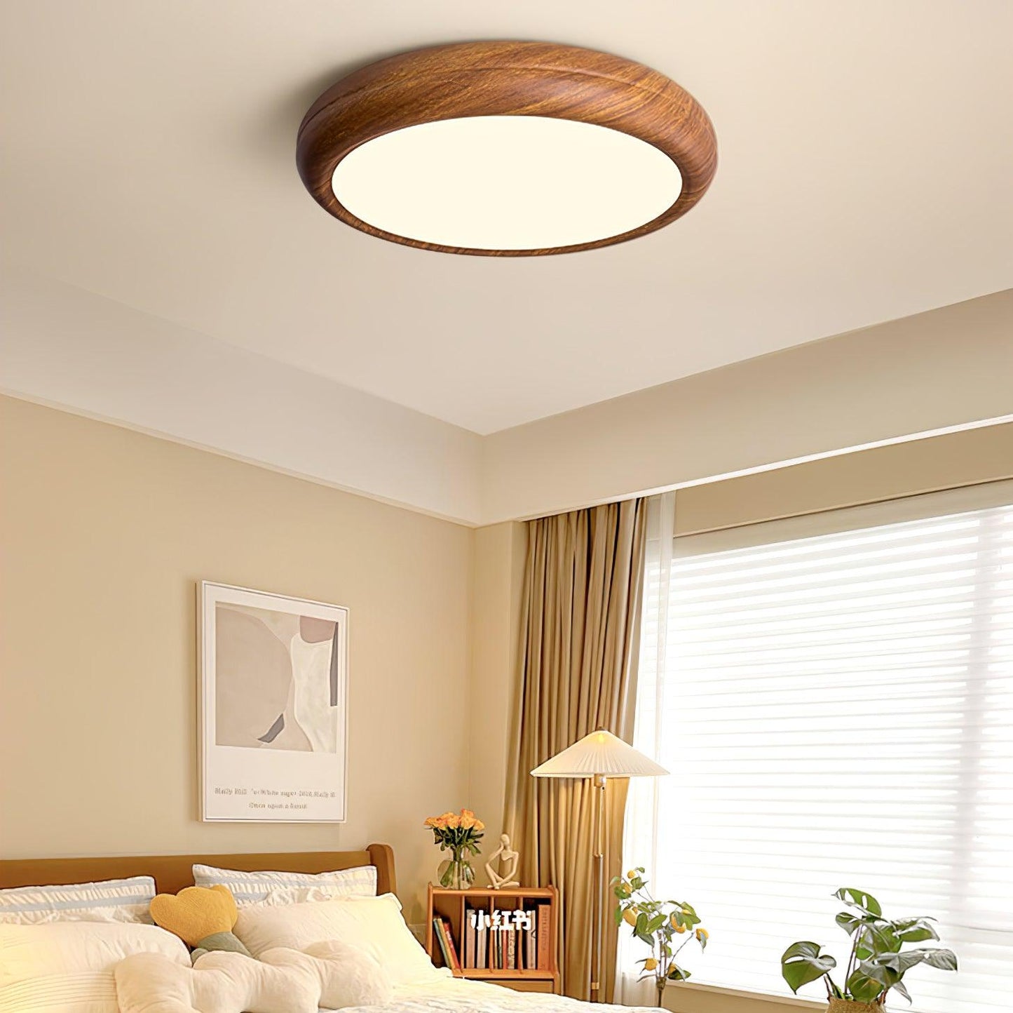 Giulio Scandinavische Houten Plafondlamp - LED