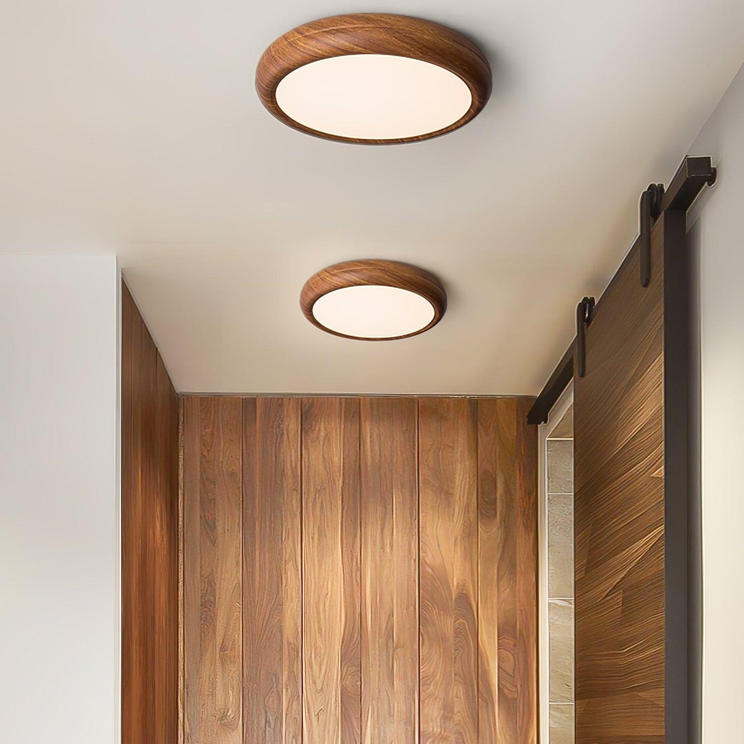 Giulio Scandinavische Houten Plafondlamp - LED