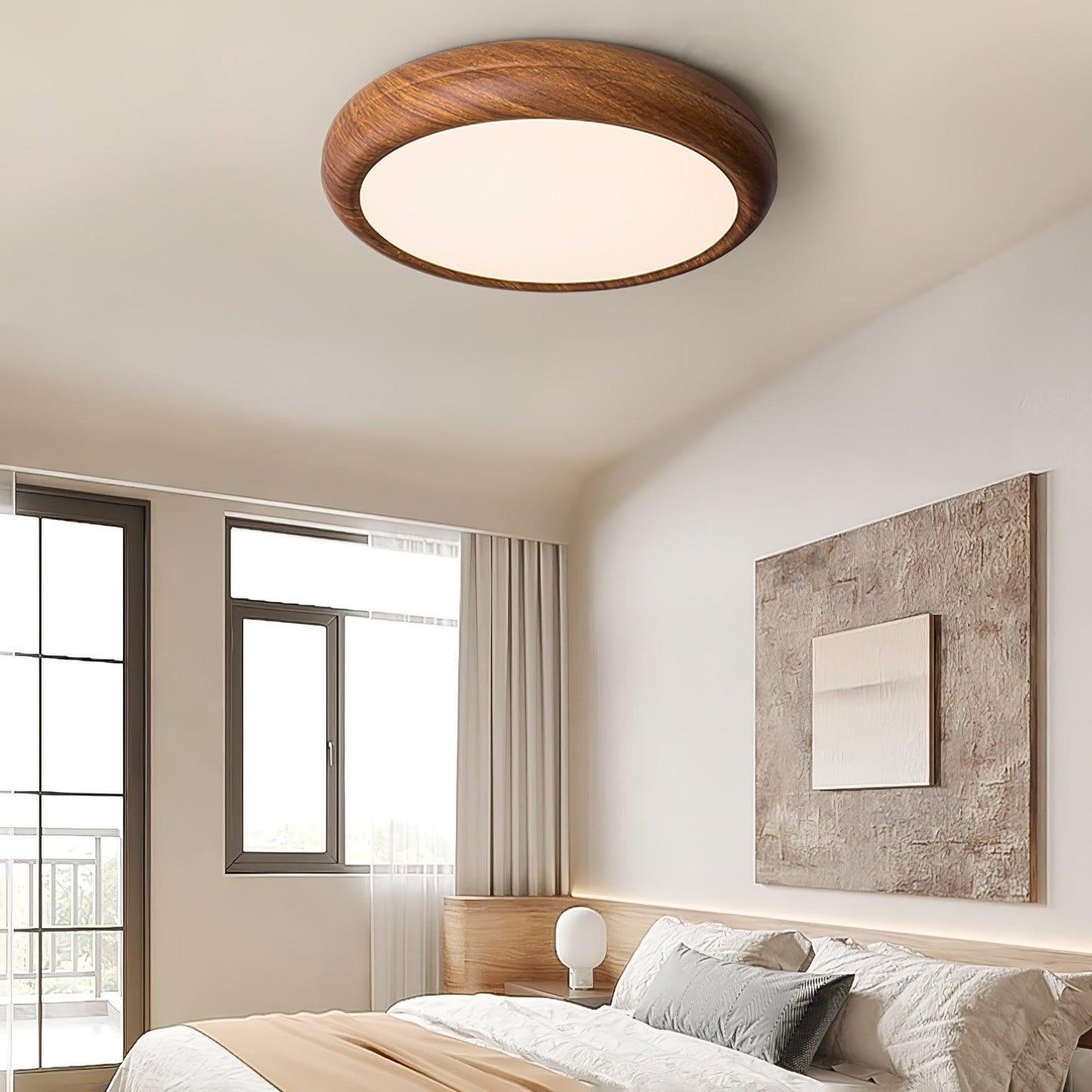 Giulio Scandinavische Houten Plafondlamp - LED