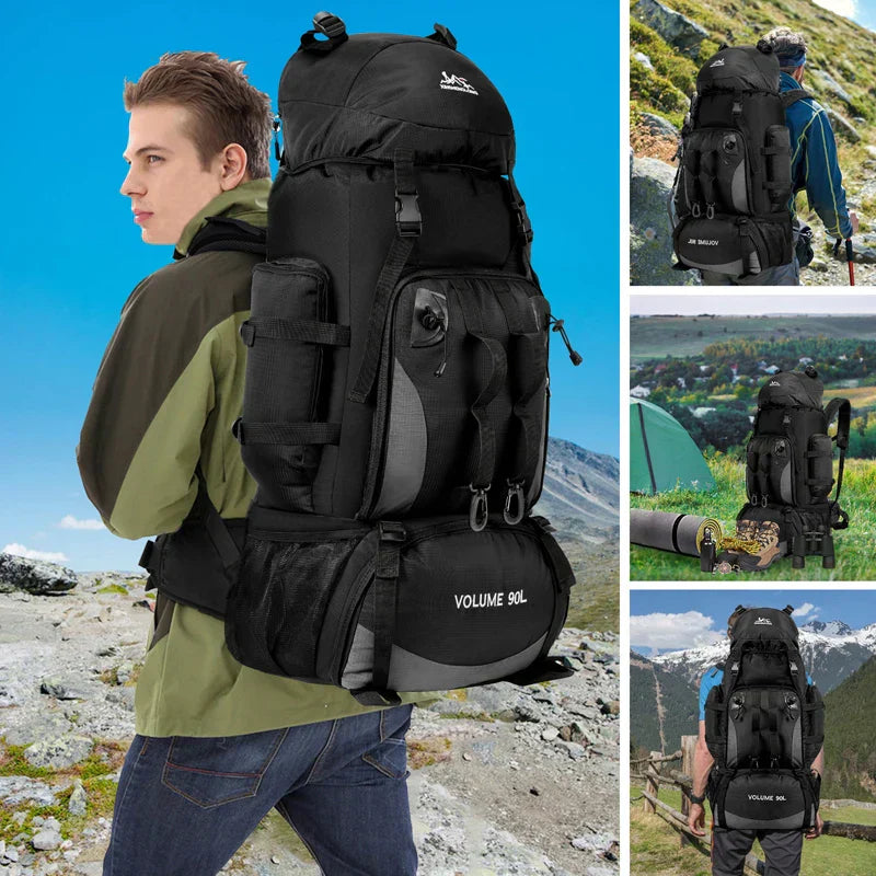 Gopack Waterdichte Kampeer- en Wandelrugzak 90L