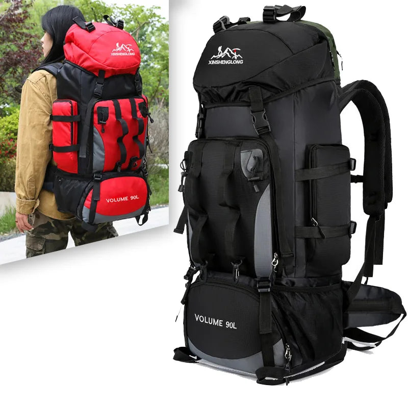 Gopack Waterdichte Kampeer- en Wandelrugzak 90L