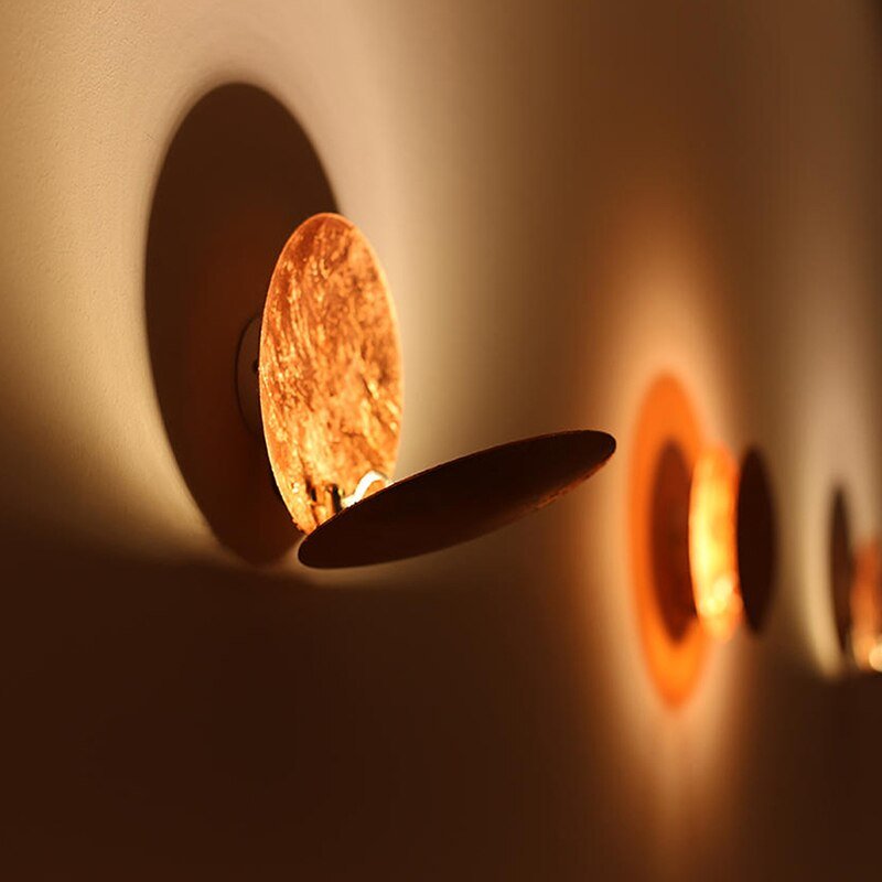 Gouden Wandlamp Clément - Goudkleurig Metaal Sfeer