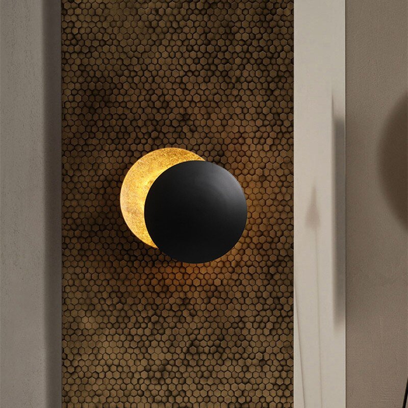 Gouden Wandlamp Clément - Goudkleurig Metaal Sfeer