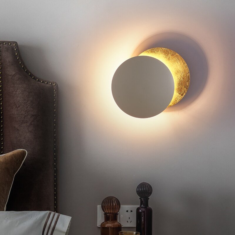 Gouden Wandlamp Clément - Goudkleurig Metaal Sfeer