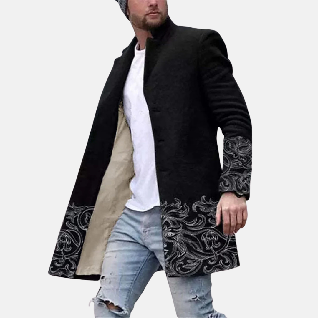 Grafische Manteljas met Urban Stijl