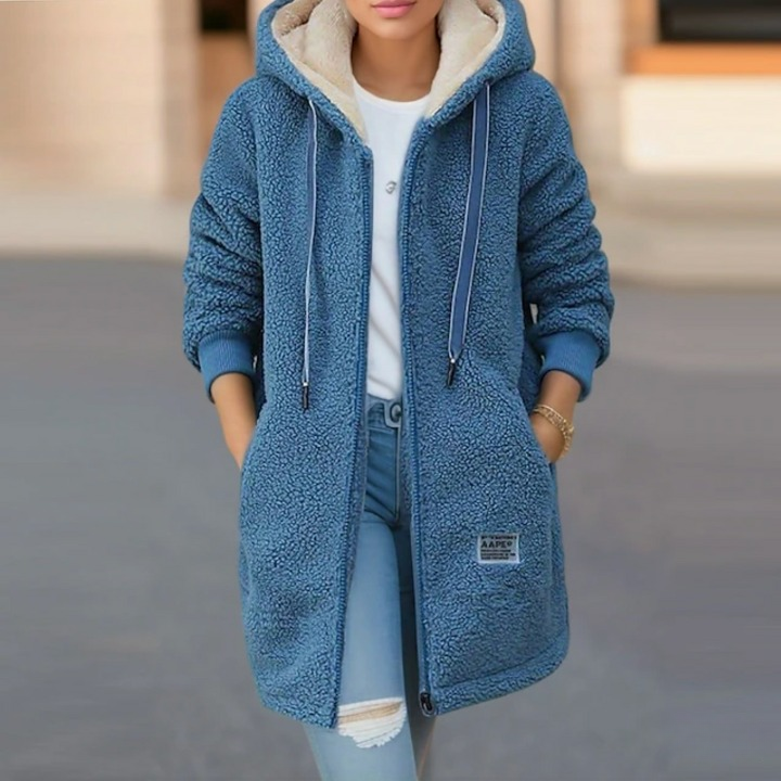 Halflange Fleece Teddy Jas - Stijlvol Design
