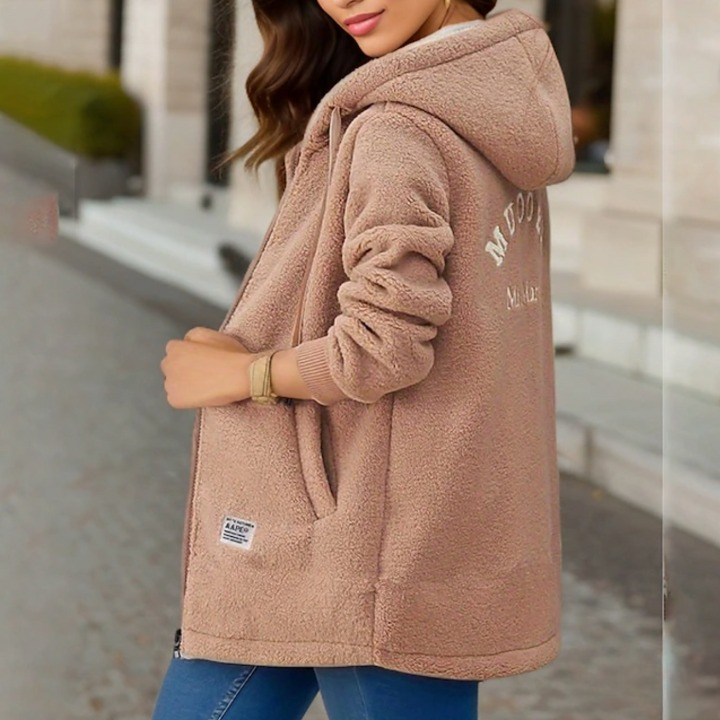 Halflange Fleece Teddy Jas - Stijlvol Design