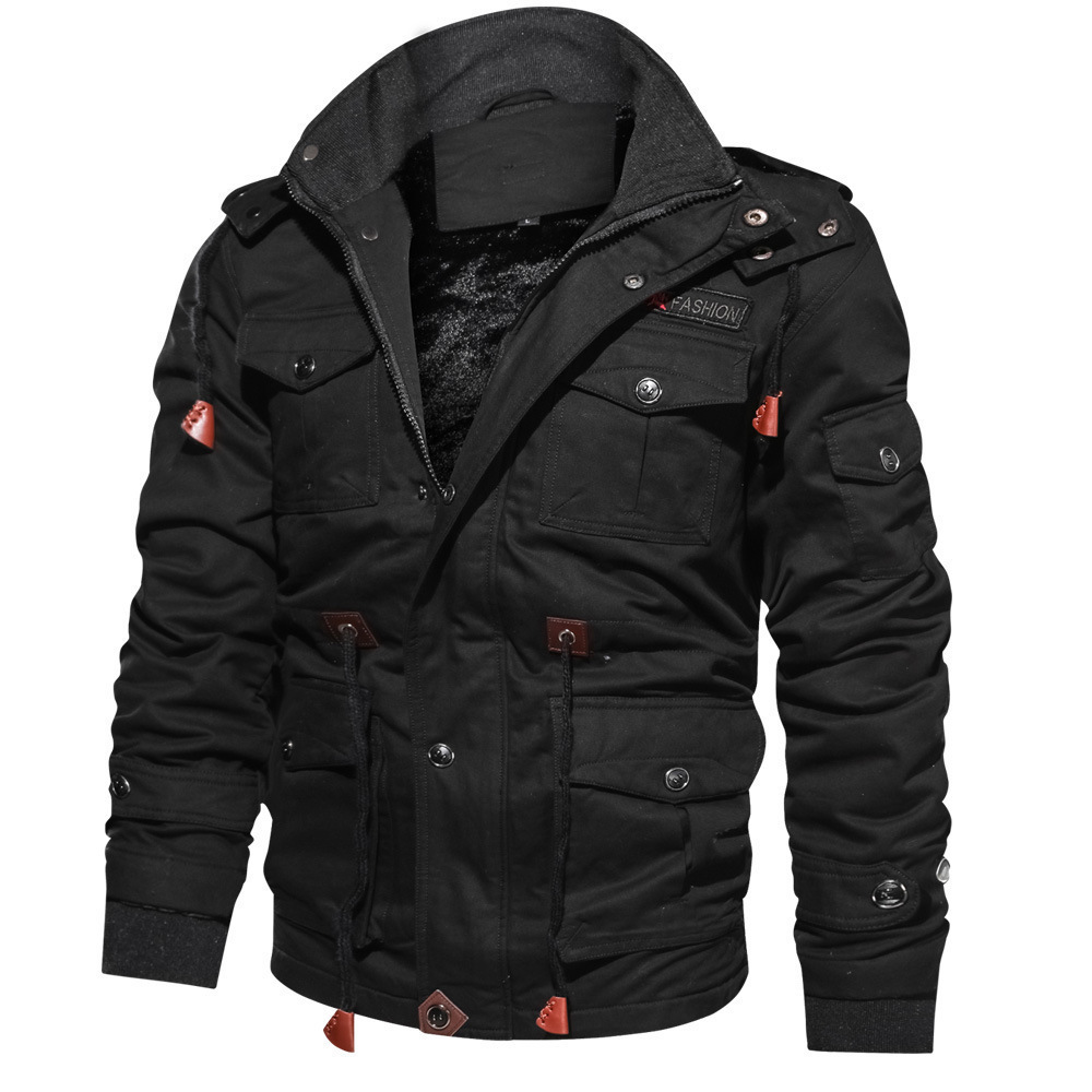 Heren Bomberjack met Capuchon voor Lente en Herfst