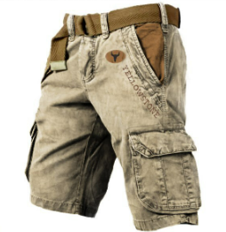 Heren Cargo Korte Broek - Comfort Fit