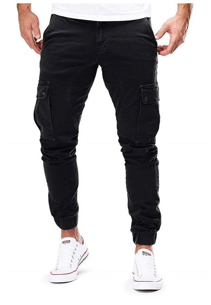 Heren Cargobroek met Elastische Tailleband