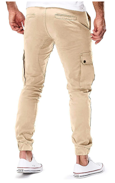 Heren Cargobroek met Elastische Tailleband