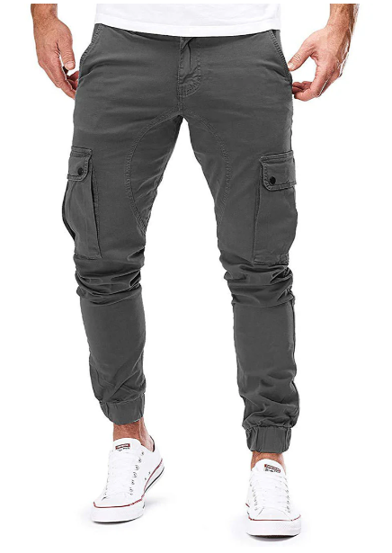 Heren Cargobroek met Elastische Tailleband
