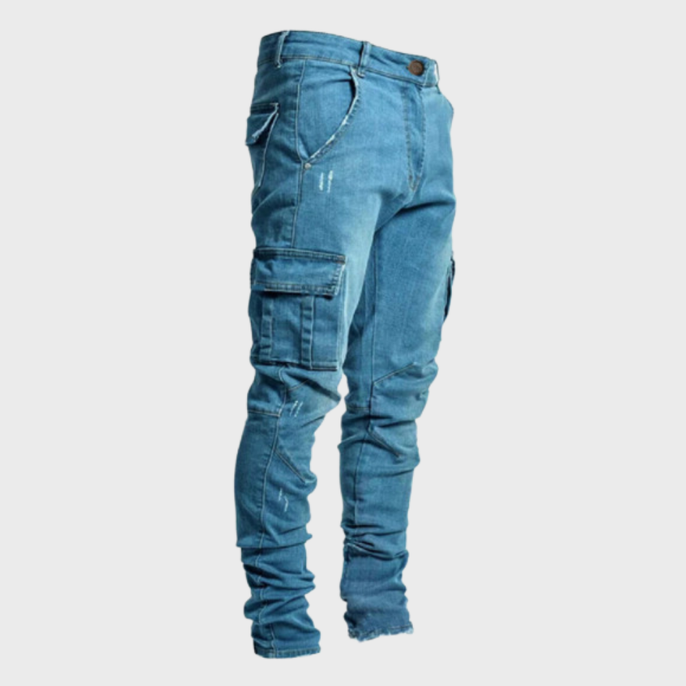 Heren Comfortabele Cargo Broek Stijlvol Design
