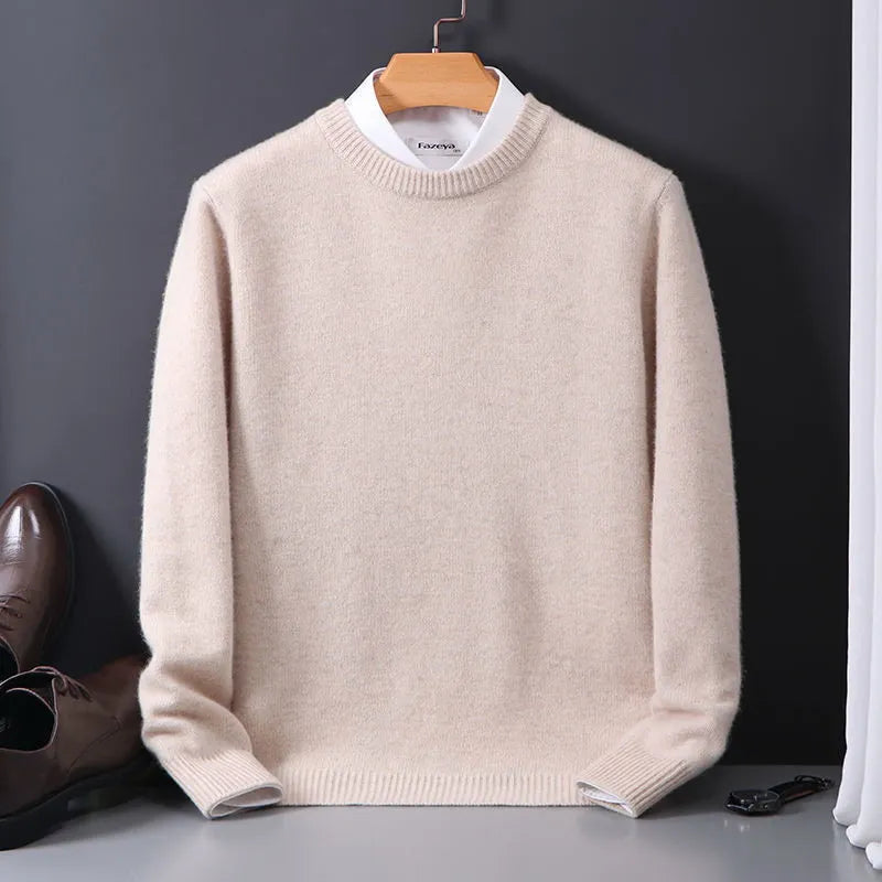 Heren Faux Kasjmier Trui - Luxe Comfort
