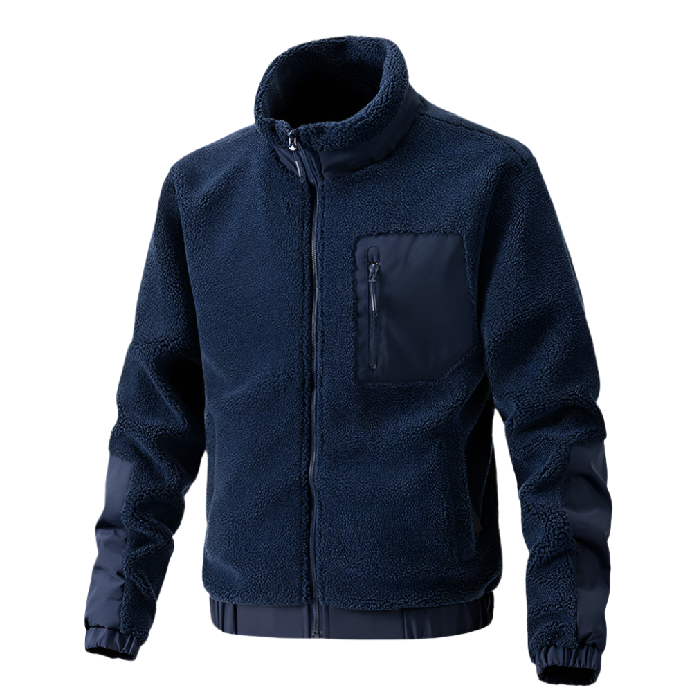 Heren Fleecejack met Verstevigde Details