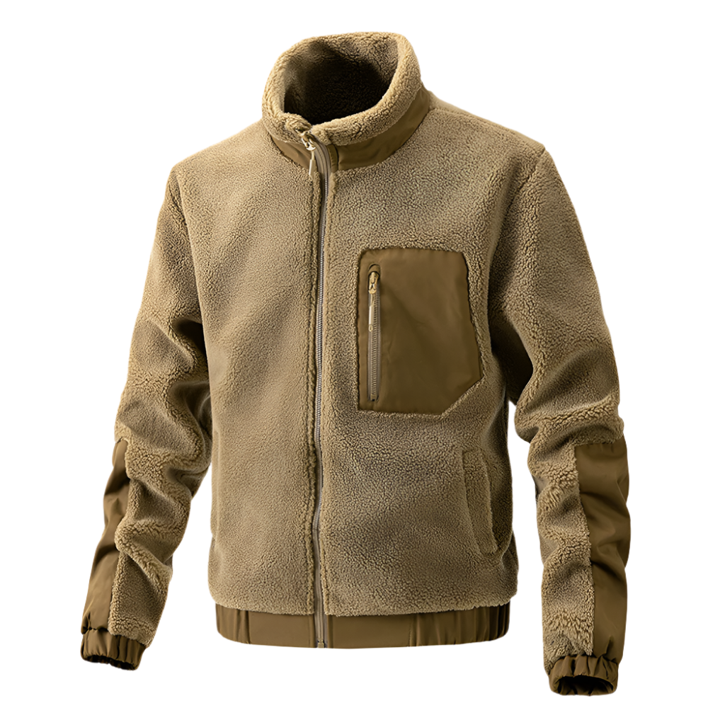 Heren Fleecejack met Verstevigde Details