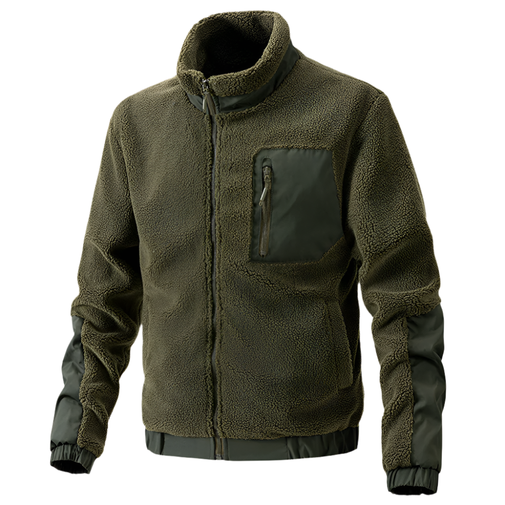 Heren Fleecejack met Verstevigde Details