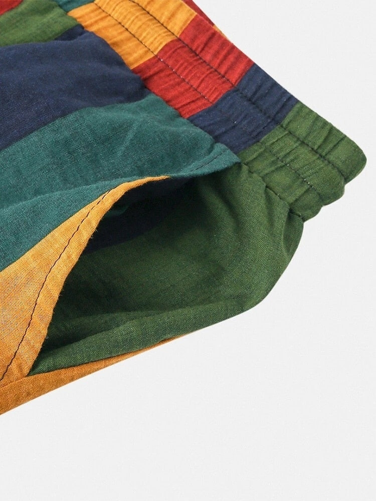 Heren Katoenen Gestreepte Zomerset