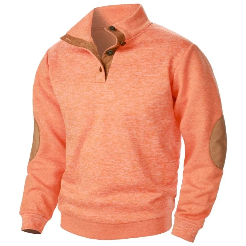 Heren Outdoor V-hals Sweatshirt Stijlvol